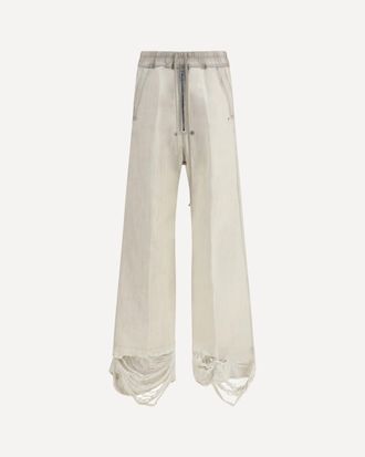 Rick Owens Wide Bela Pants in denim Male 48