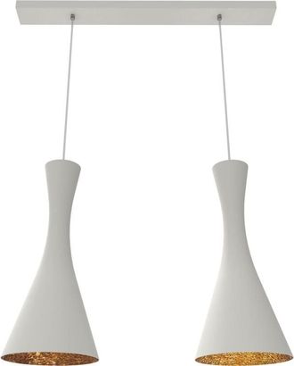 Lumicom Jaqueline L&aacute;mpara De Techo Lineal Blanco Hoja