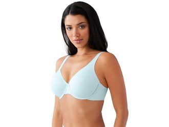 Wacoal Comfortable Cool Underwire 855385 Womens Bra Pastel Blue : 34DDD, Elastane/Polyamide