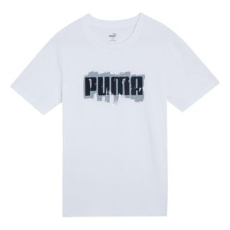 Puma Logo Wording T-shirt White 676696-02