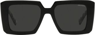 Prada Zonnebril - Dames - Zonnebrillen - Zwart - 51 MM - Accessoires