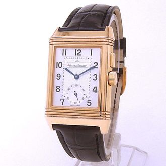 Jaeger-LeCoultre Pre-owned Jaeger LeCoultre Reverso Duoface Silver-tone Dial Mens Watch Q2712510