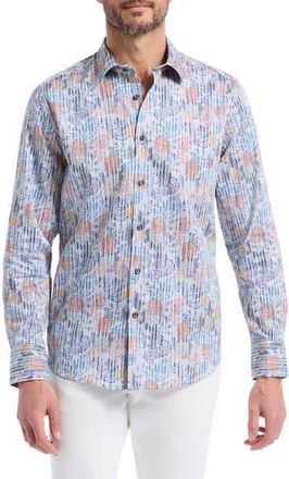 Robert Graham Dafen Floral Button-Up Shirt in Multi at Nordstrom Rack, Size X-Large