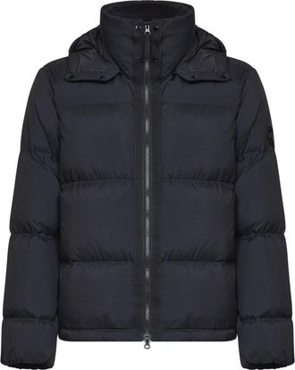 Stone Island Jassen - Heren - Winterjassen - Zwart - M - Leer - Jassen