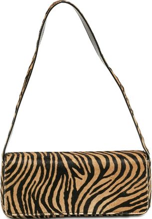 Escada Borsa a spalla con stampa zebrata - Marrone