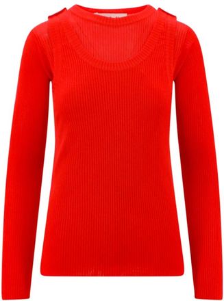 Marni Long Sleeve Tops - Dames - Longsleeves - Rood - S - Tops