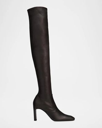 Toteme 85MM Leather Over-The-Knee Boots