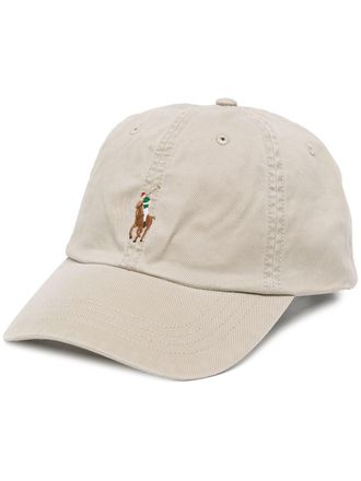 Polo Ralph Lauren Cappello da baseball con ricamo - Marrone