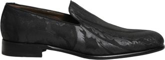 Dolce & Gabbana Floral Brocade Dress Loafers - Heren - Loafers - Zwart - 43 EU - Leer - Schoenen