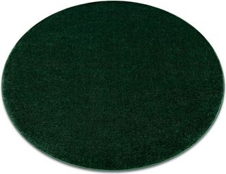 RugsX Rugsx - Alfombra Softy Circulo Llanura Color Forest Verde Green Circulo 150 Cm