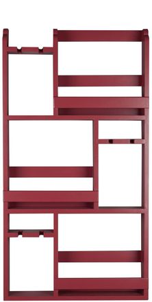 Dutchbone Design Weinregal Myron Weinrot
