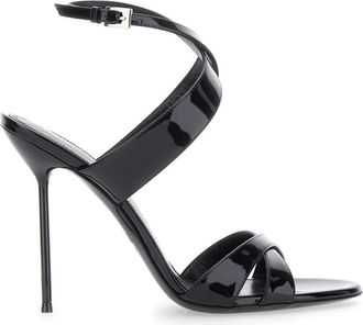 PARIS TEXAS Lidia Sandalen - Dames - Sandalen met hakken - Zwart - 37 1/2 EU - Leer - Schoenen