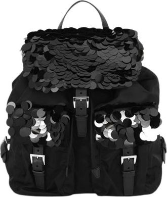 Prada Pre-owned Vintage Nylon Rugzak - Dames - Vintage Rugzakken - Zwart - ONE Size - Nylon - Vintage