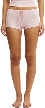 Cotton On Womens Dreamy Soft Tie Micro Short in Pink Kiss at Nordstrom, Size Medium