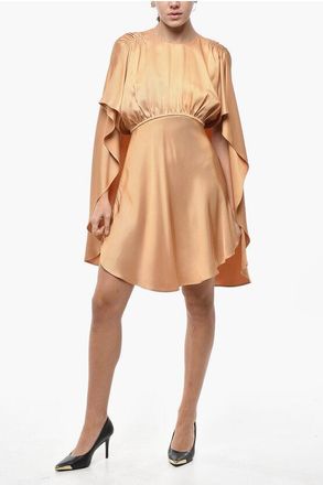 Zimmermann Viscose EDEN Dress with Cape Sleeves size 40