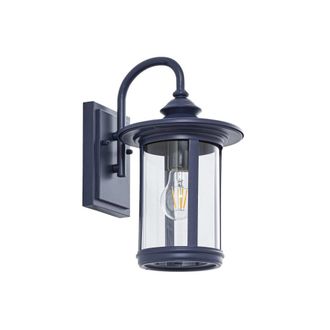 Lindby L&aacute;mpara de pared exterior de aluminio azul