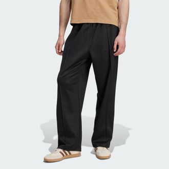 adidas Originals ADIDAS Originals Mens Adicolor Baggy Fit Firebird Track Pants - Black Cotton - Size X-Large