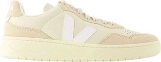 Veja V-90 Sneakers - Heren - Sneakers - Beige - 35 EU - Leer - Schoenen