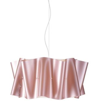 Linea Zero Suspensi&oacute;n De Metal Rosa En Metal Cromado Cm. 50x27h
