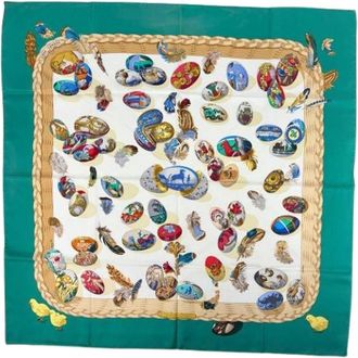 Herm&egrave;s Pre-owned Silk Scarf - Dames - Vintage Accessoires - Veelkleurig - ONE Size - Vintage