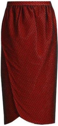 Emilio de la Morena Emilio De La Morena Salma wrap-front knee-length skirt Size XS