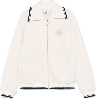 Casablanca Giacca con decorazione logo - Bianco