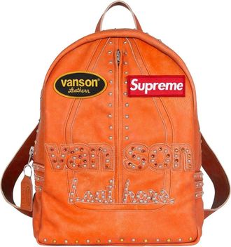 SUPREME FW25 x Vanson Leathers x B.B. Simon Backpack Orange FW25B26-ORANGE