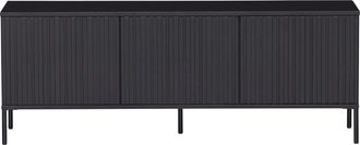 De Eekhoorn Massives, nachhaltiges Lowboard New Lewison 150 x 56 cm, 3-türig - Schwarz