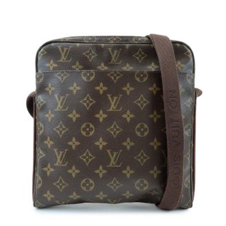 Louis Vuitton Trotteur Beaubourg Monogram Canvas Brown Canvas Handbag (Pre-Owned)