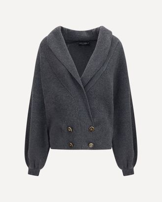 Dolce & Gabbana Cropped shawl collar Cardigan with wide sleeves Female 38