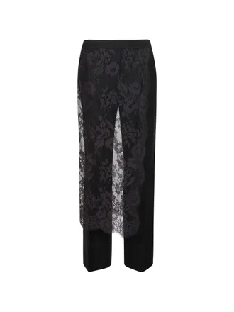Zimmermann Valiant wollen broek met kant