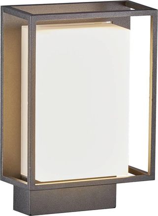 Nordlux Nestor Aplique De Pared Negro Led Exterior