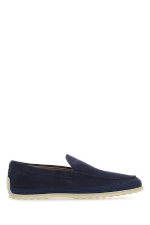 Tod's Tods Blue Suede Loafers