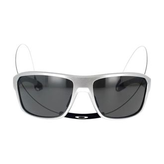 Oakley Sunglasses, unisex, Gray, 64 MM, Sporty Polarized Sunglasses Split Shot