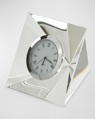 Tizo Design Clear Crystal Diamond Clock