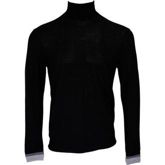 Lords of Harlech Ronald Merino Wool Turtleneck Sweater in Black at Nordstrom, Size Xx-Large
