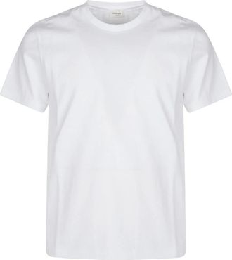 Saint Laurent Tops, Heren, Wit, XL, Katoen, Gecertificeerd Katoenen T-shirt