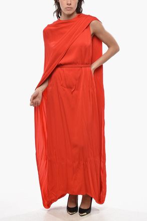 Stella McCartney Tunica Svasata EILISEa Tinta Unita con Cintura Stella McCartney