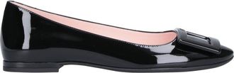 Roger Vivier Black U Look Patent Leather Flats