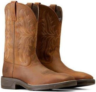 Ariat Ridgeback Oily Western Boot in Brown at Nordstrom Rack, Size 10.5
