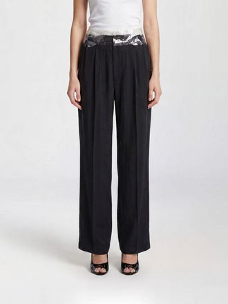 Maison Margiela Pantaloni ampi in cupro