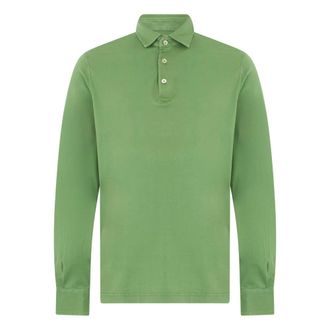 Fedeli Polo de Manga Larga - Tops - Hombre - Verde - L