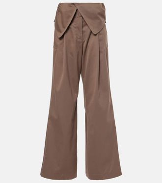 J.W.Anderson Cotton twill wide-leg pants