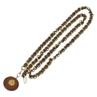 Chanel Pre-owned Vintage Metal Belt - female - Chanel Vintage - Vintage Belts - Brown - ONE SIZE - Pre-owned
