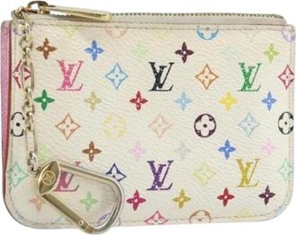 Louis Vuitton Pre-owned Portemonnee voor kleingeld - Dames - Vintage Accessoires - Wit - ONE Size - Vintage
