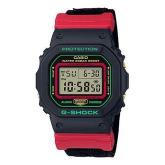 Casio G-Shock Square Black Red DW-5600THC-1