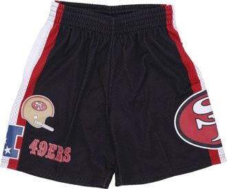 Mitchell & Ness NFL Hometown Mesh Basketbalshorts - Heren - Fitness - Zwart - XL - Polyester - Fitness