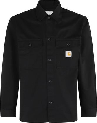 Carhartt Work in Progress Kelly Shirt Jacket - Heren - Zomerjassen - Zwart - S - Katoen - Jassen