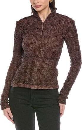 Nanushka Flora Fitted Turtleneck Top