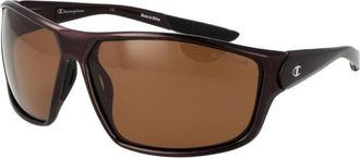 Champion Sunglasses, male, Brown, Size: ONE SIZE Stainless Steel Frame Sunglasses